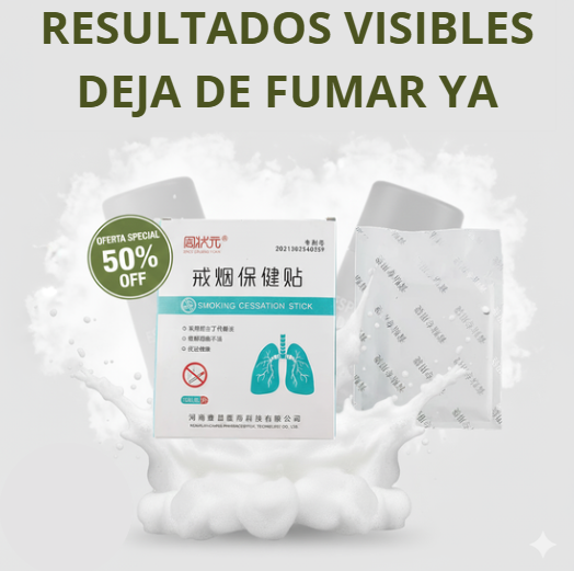 Parches Anti-Tabaco–Vive sin humo y gana salud🚭🌿”